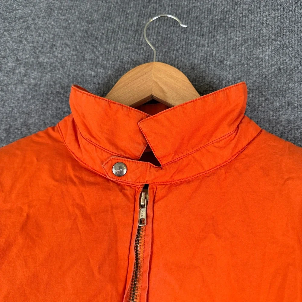 Vintage Polo Ralph Lauren Harrington Puffer Jacket Mens XL Orange Hi Tech Down